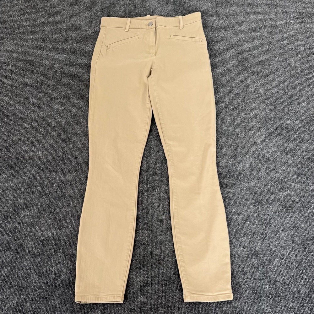 Gap Modern Stretch Skinny Crop Pants Khaki Tan Size 4R Regular 0375